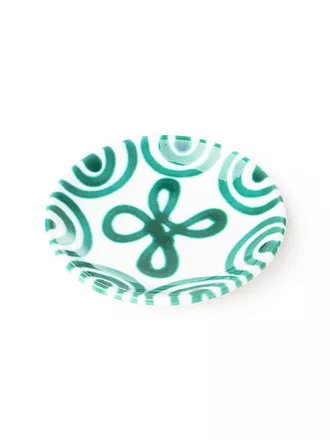 GMUNDNER KERAMIK | Sous-tasse à café Cup 15cm "Vert Flammé" | 